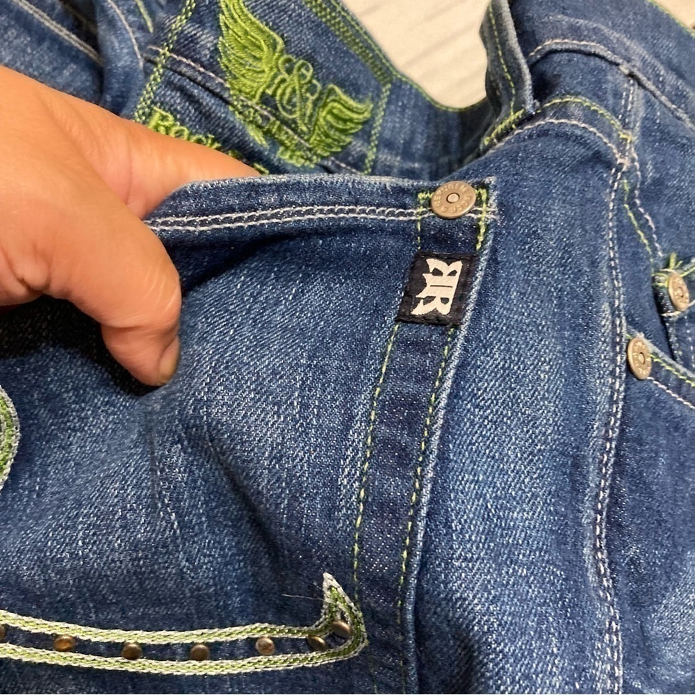 Rock & Republic Boot Cut Jeans Size 38 EUC Y2K Vintage - Picture 13 of 16